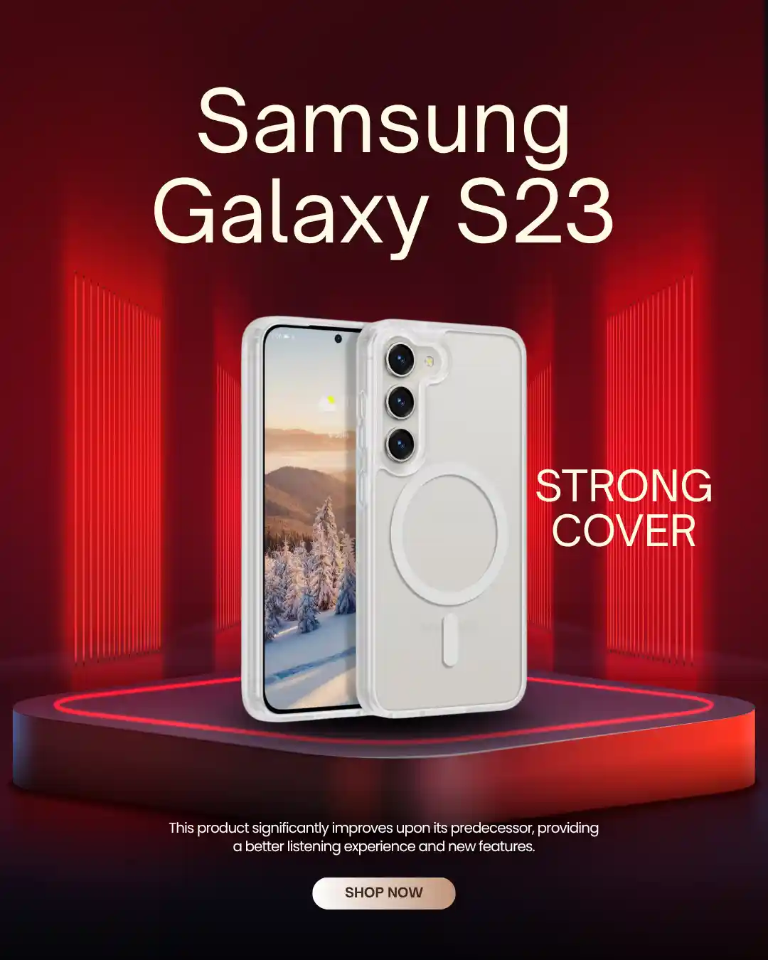 Shockproof Case for Samsung Galaxy S23 – Heavy Duty Protective Cover