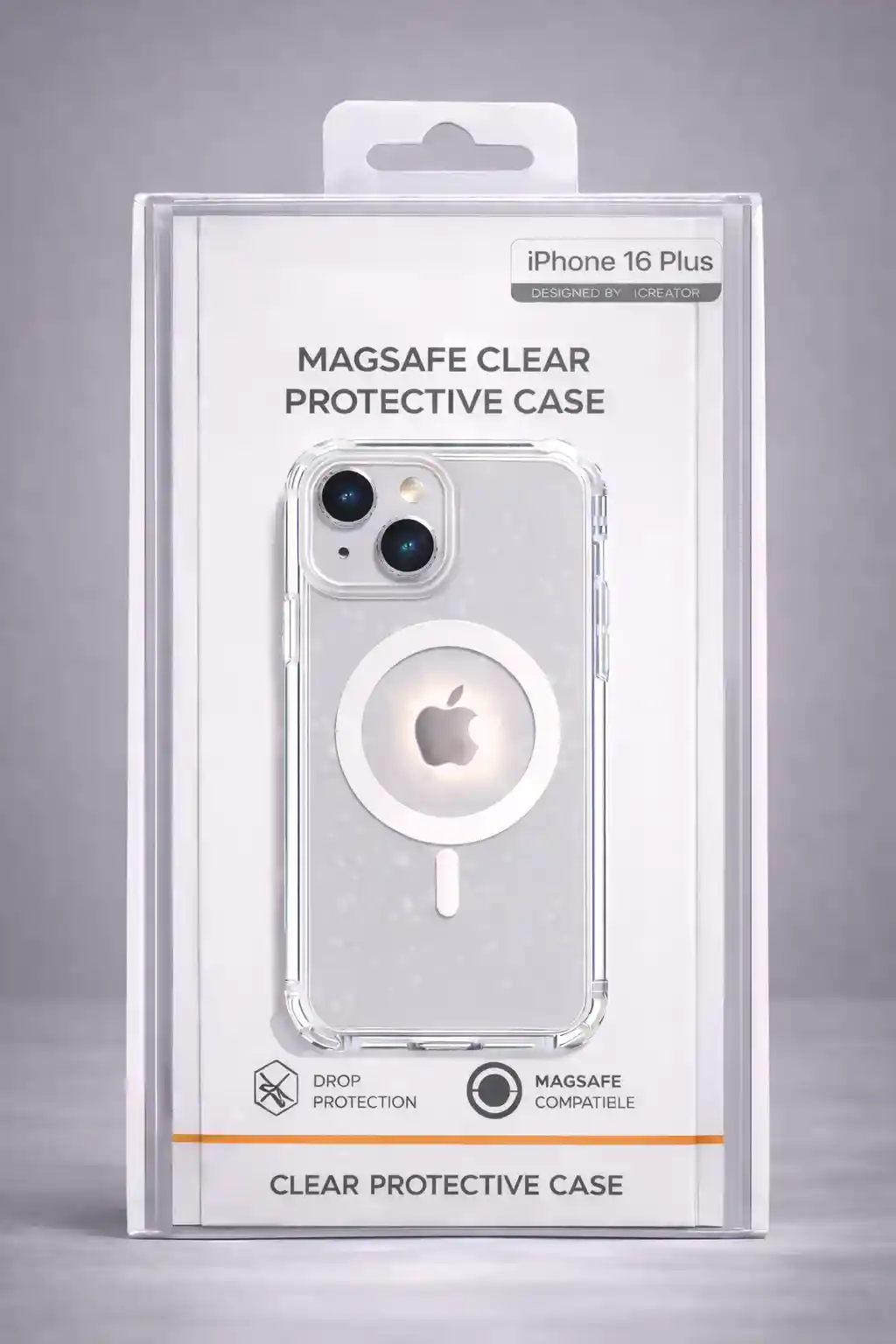  Protective Back Cover With MagSafe For  iPhone 16 Plus