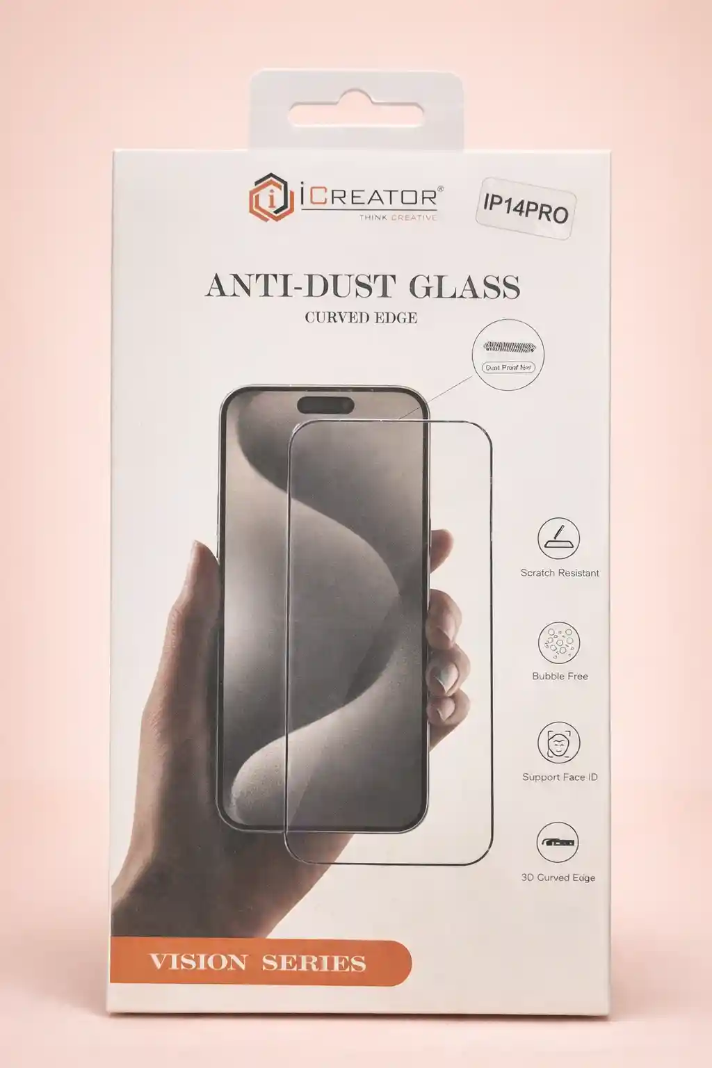 iCreator Anti Dust Glass For iPhone 13/14
