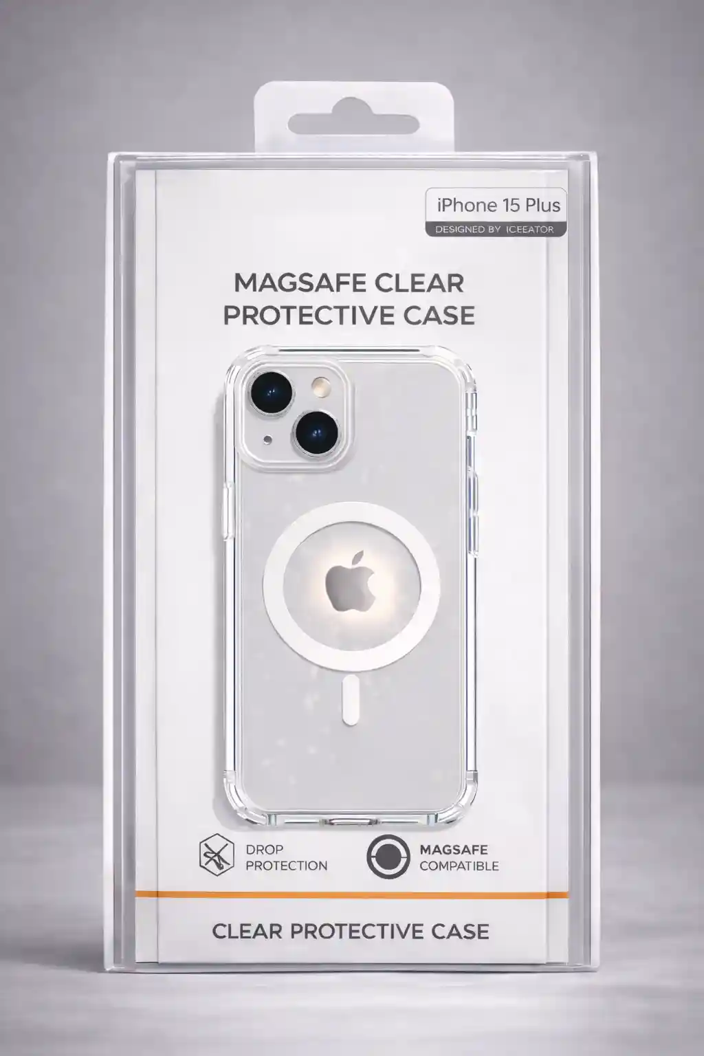  Protective Back Cover With MagSafe For iPhone 15 Plus
