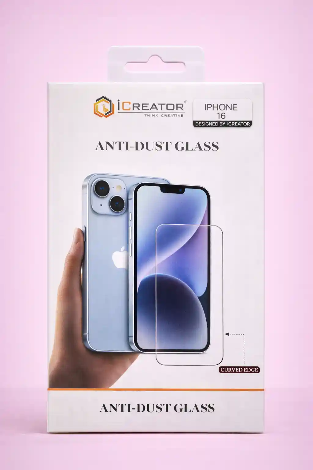 iCreator Anti Dust Glass For iPhone 16